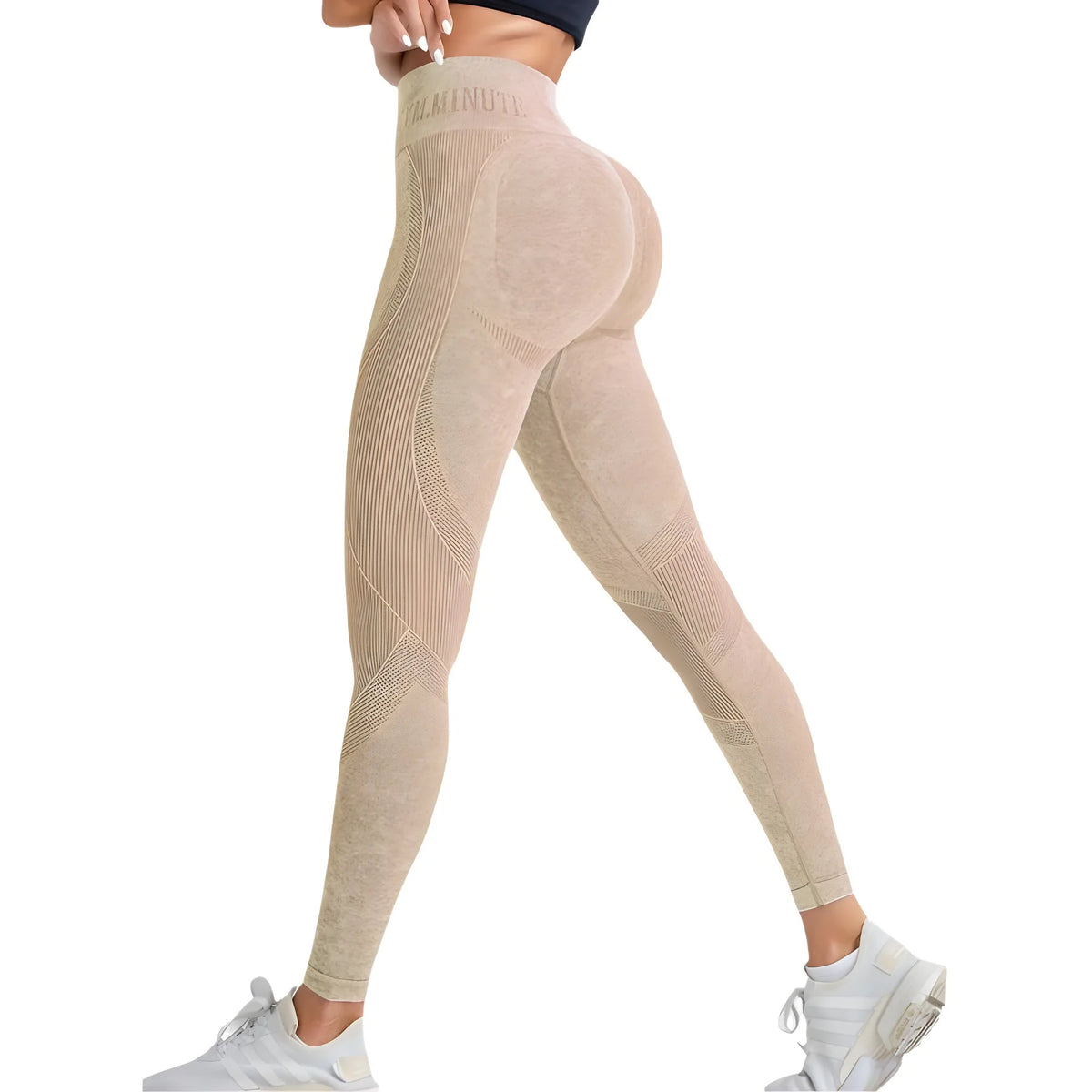Sand-Washed High-Rise Leggings