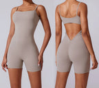 Cloud Rise Women's V-Back Yoga Jumpsuit