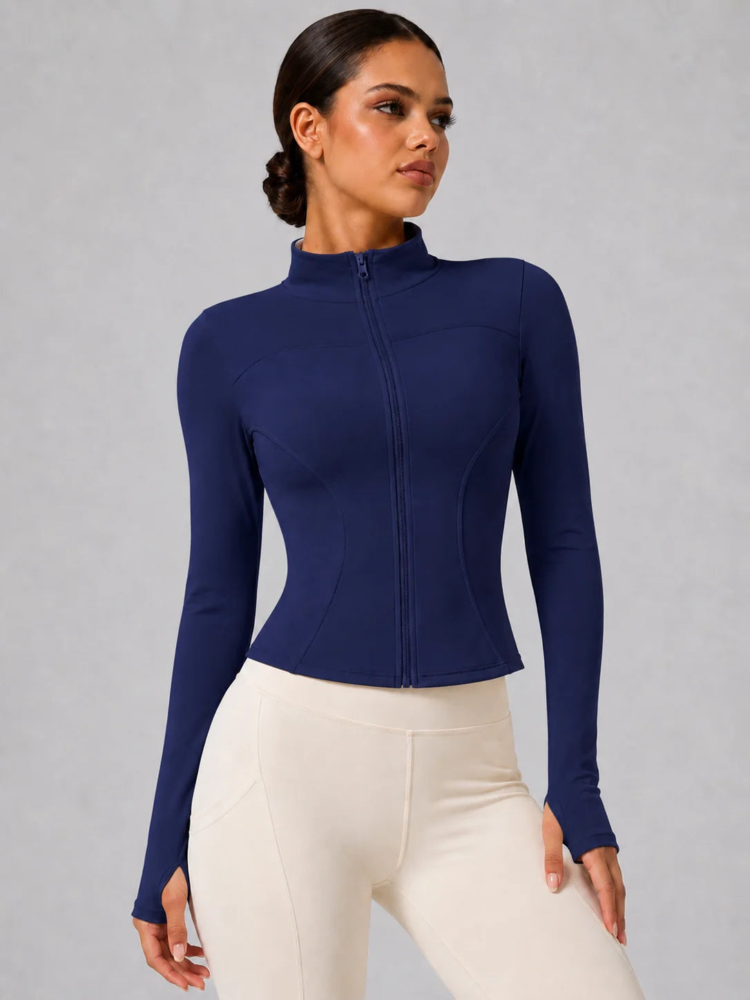 Full-Zip Thumbhole Jacket