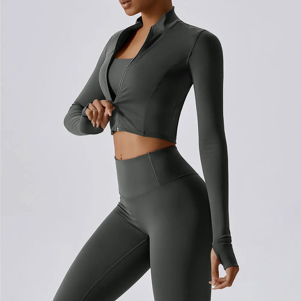 Sculpt Zip Yoga Jacket