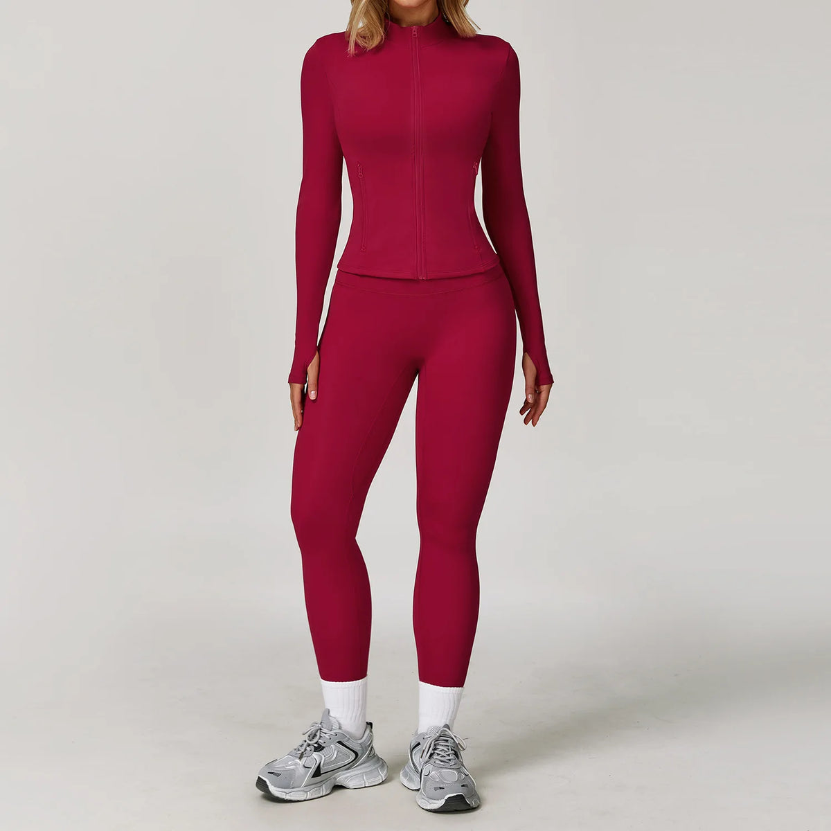 Long Sleeve Crop & Leggings Set