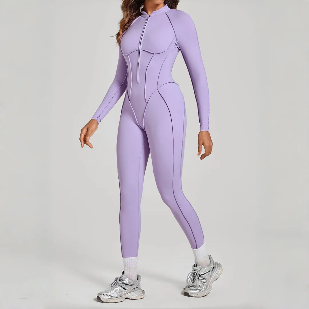 Backless Zip Jumpsuit