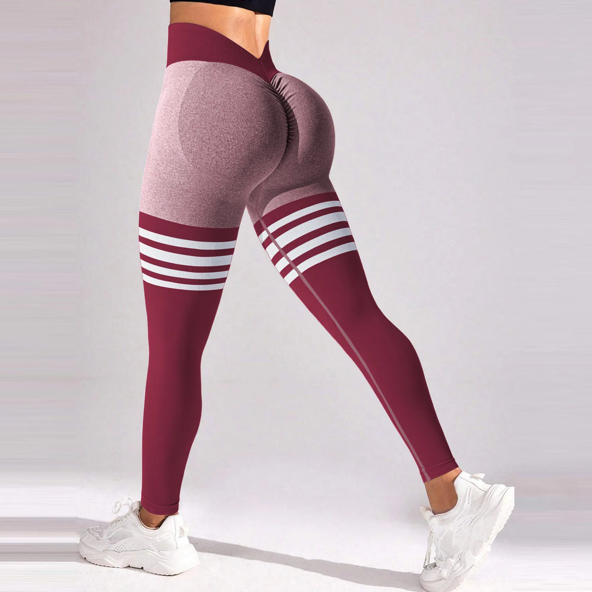 V-Back Seam Lift Leggings