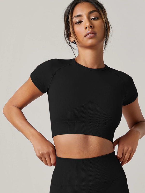 Seamless Crop Tee