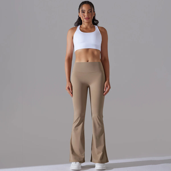 Soft High-Rise Flare Leggings