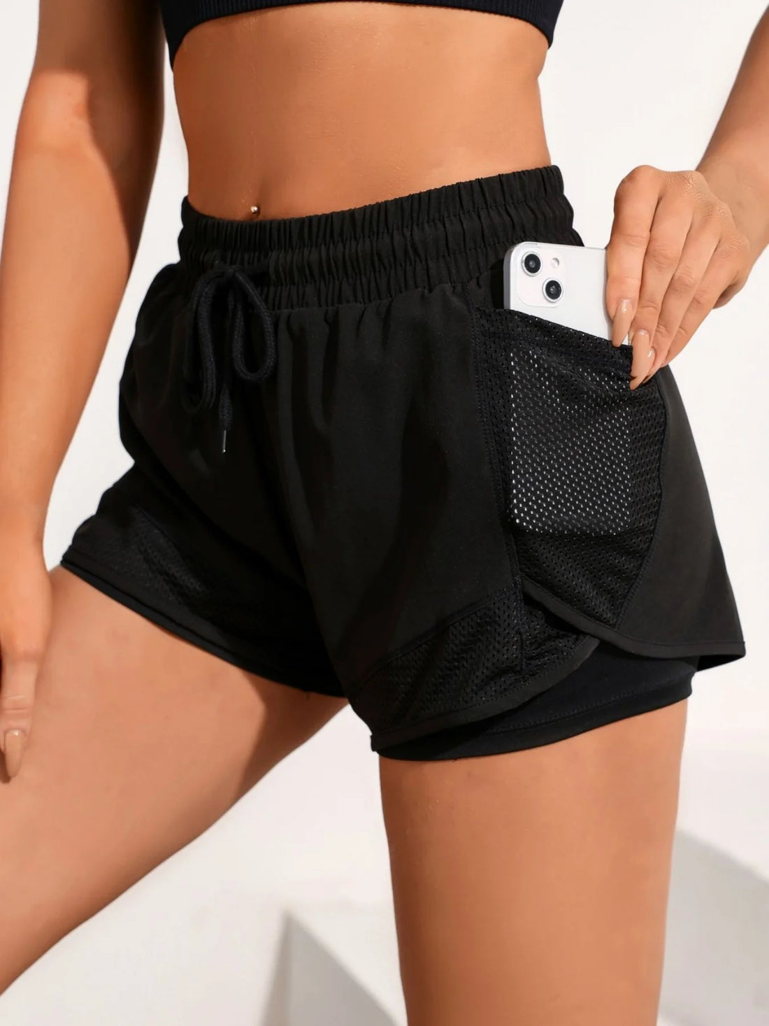 2-in-1 Pocket Running Shorts