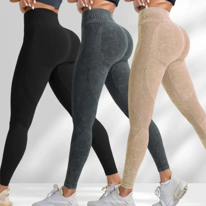 Sand-Washed High-Rise Leggings