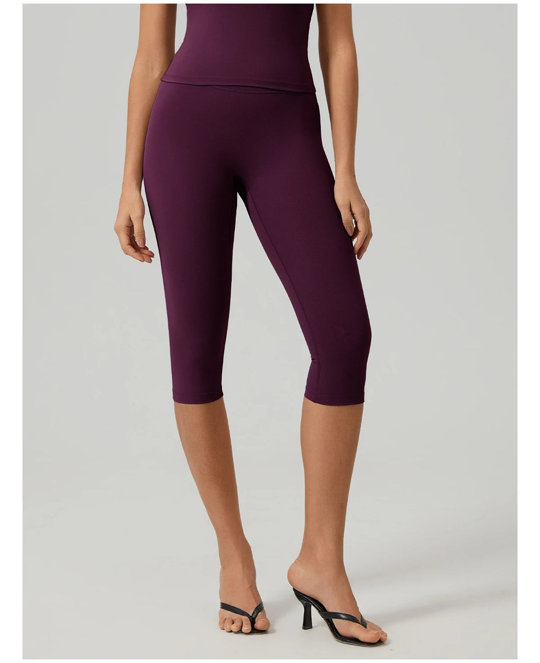 High-Rise Capri Leggings