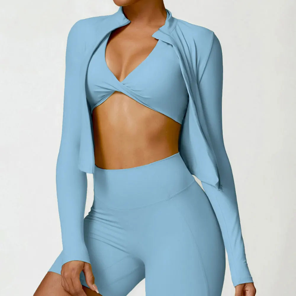 Fitted Zip Training Jacket