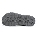 HOBIBEAR Unisex Wide Toe Sneakers Comfortable Walking Shoes Lace Up Outdoor Travel Breathable Sneakers