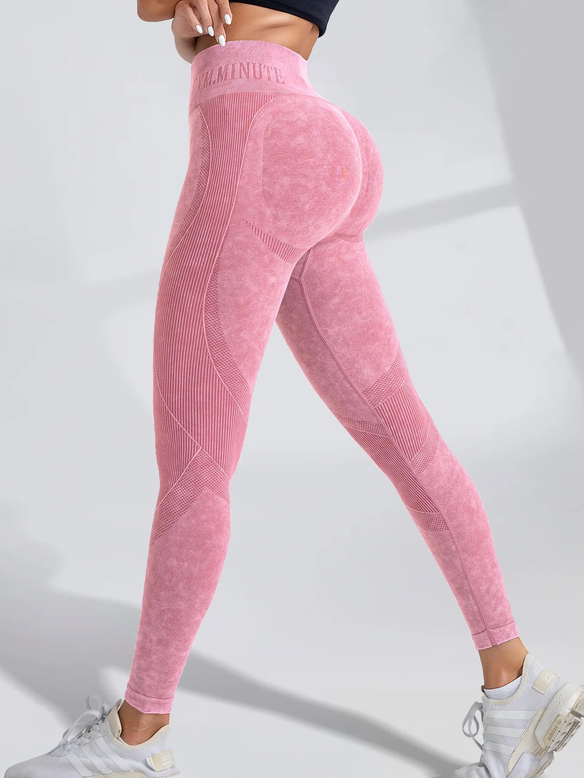 Sand-Washed High-Rise Leggings
