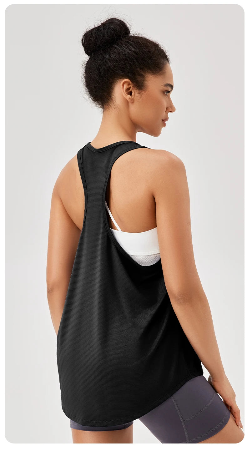 Racerback Loose Running Tank
