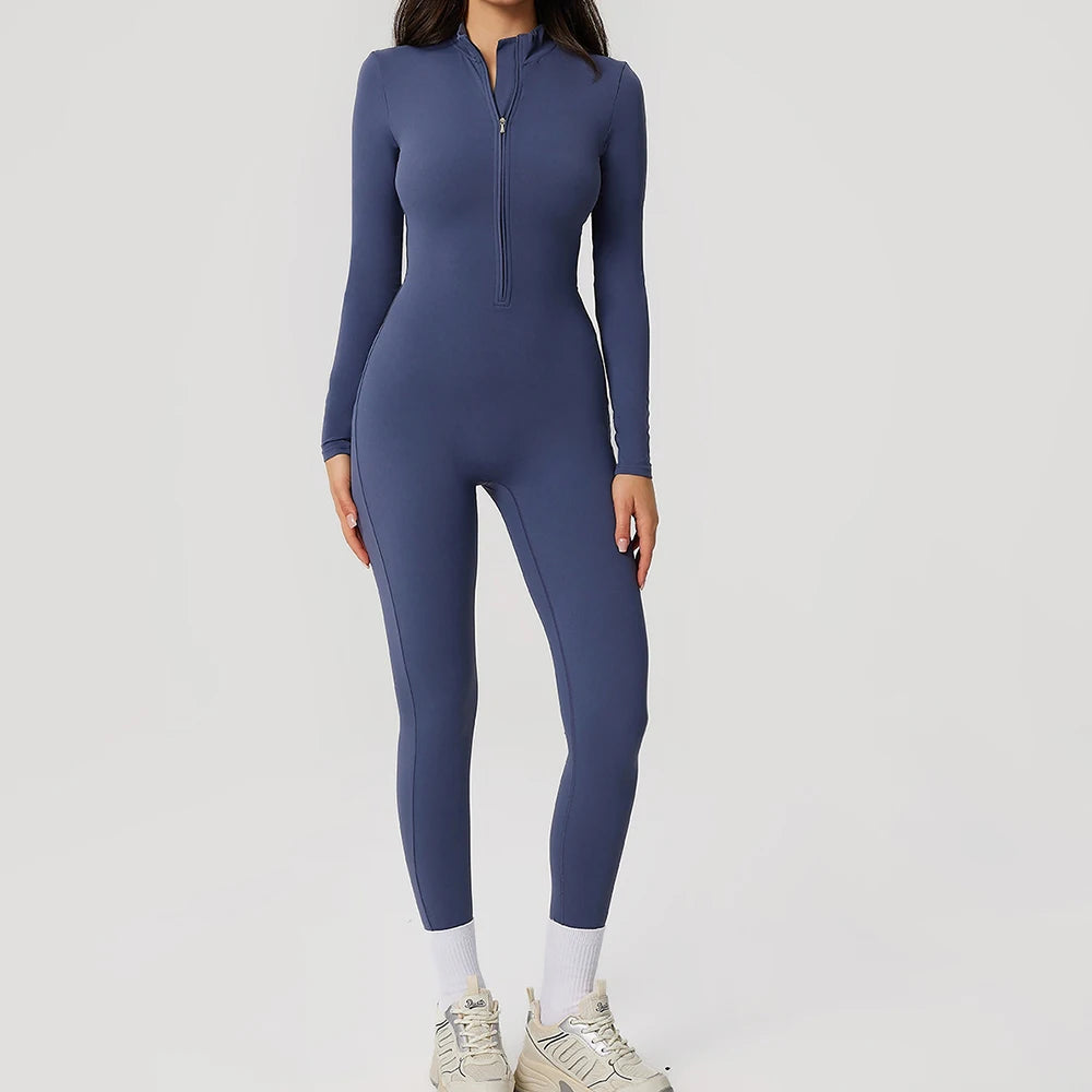 Zip Front Boilersuit Jumpsuit