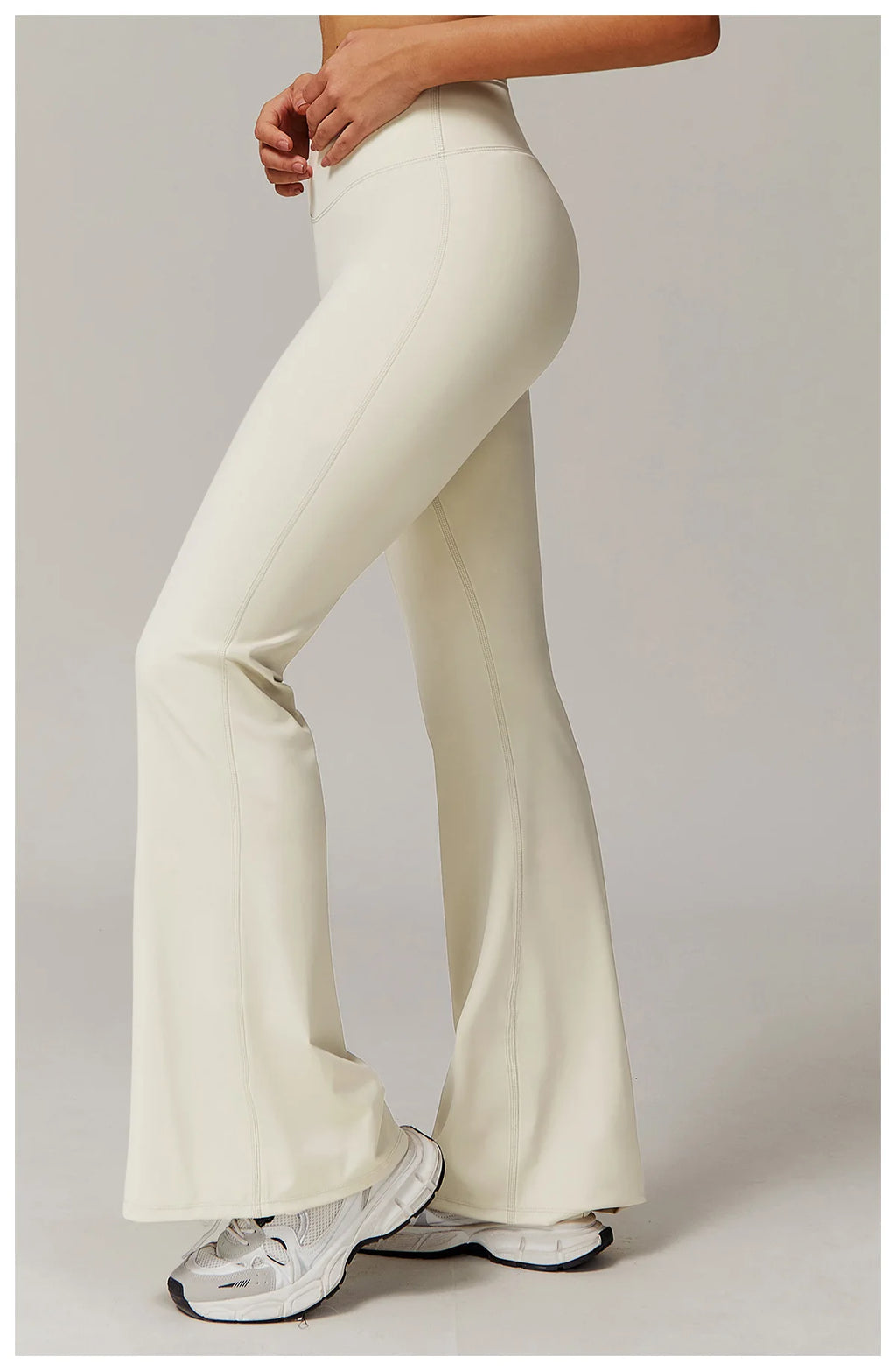 High Waist Wide Leg Pants Leggings Women Tights Fitness Bell-bottoms Yoga Elastic Leggings Push Up Gym Workout Flared Pants