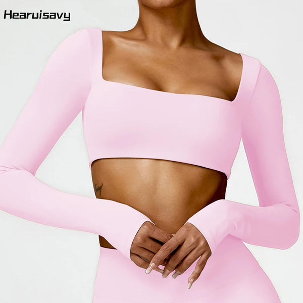 Square Neck Crop & Shorts Set