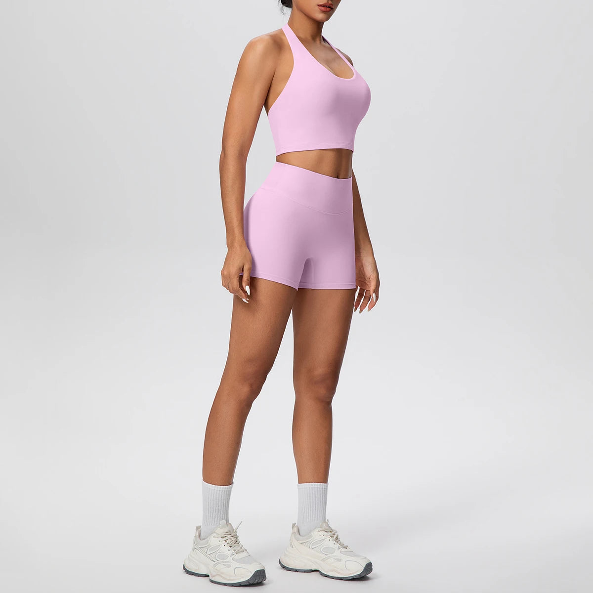 Halter Bra & Lift Shorts Set