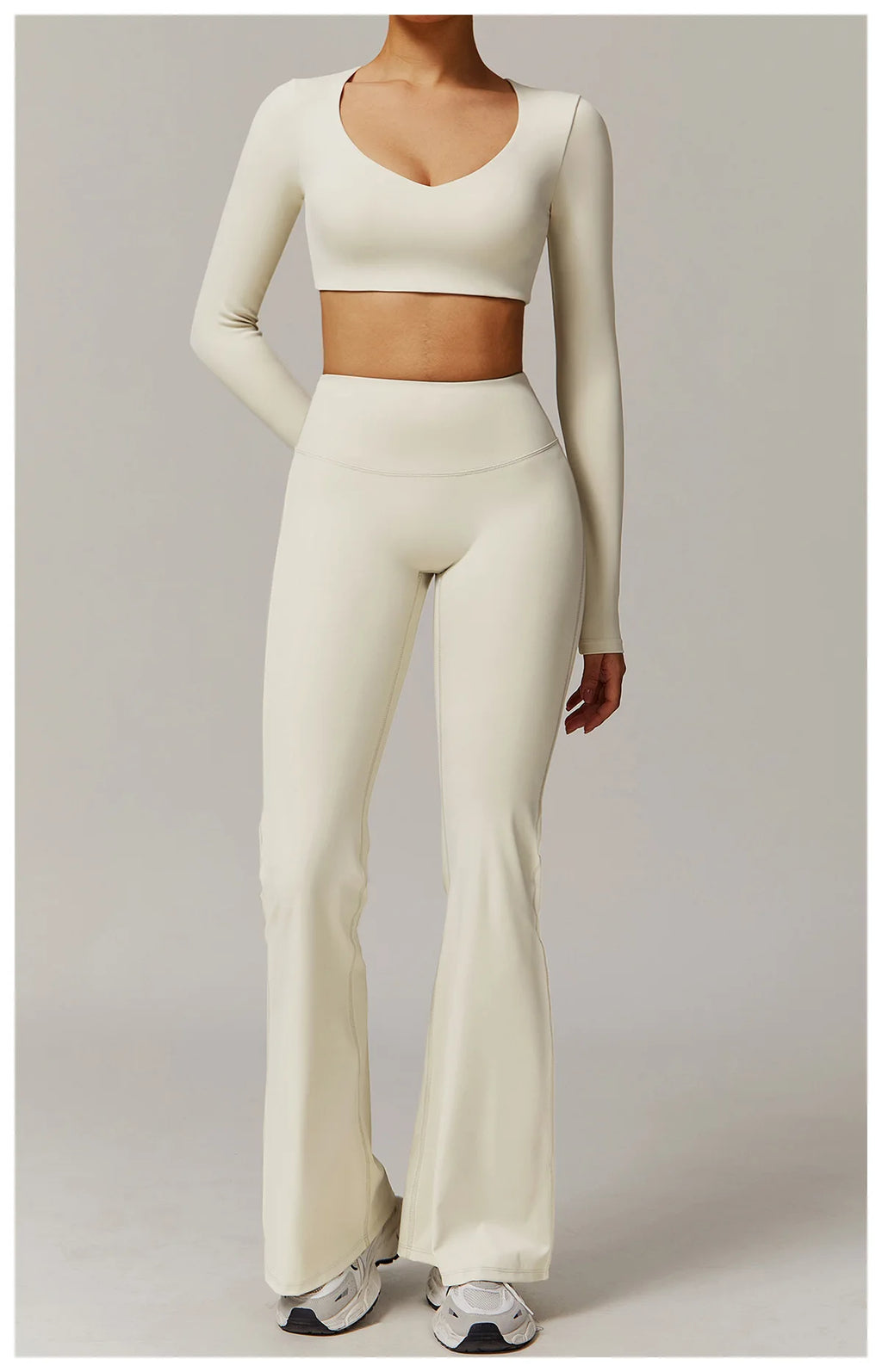 High Waist Wide Leg Pants Leggings Women Tights Fitness Bell-bottoms Yoga Elastic Leggings Push Up Gym Workout Flared Pants