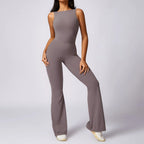 Elegant Women's Yoga Jumpsuit - All-in-One Fitness Wear