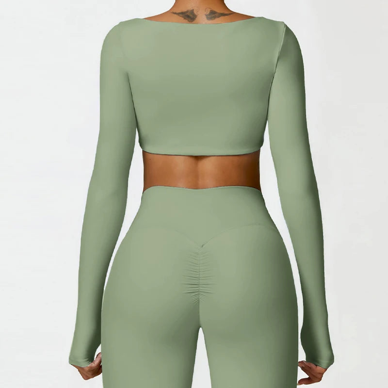 Square Neck Crop & Shorts Set