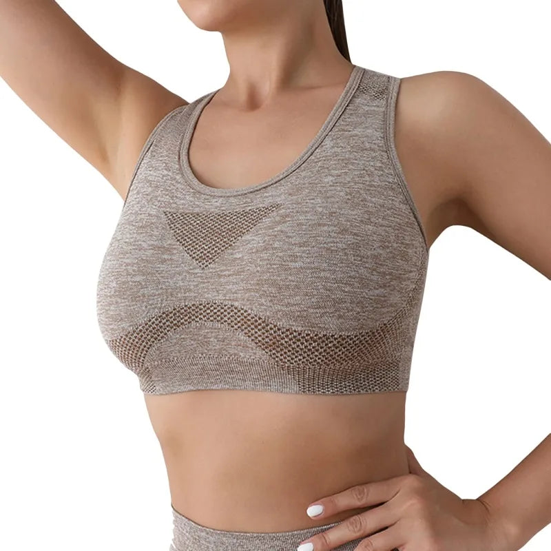 Seamless High-Impact Quick-Dry Sports Bra