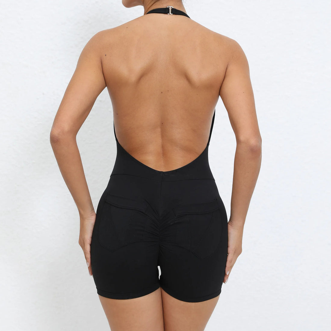 Halter Pocket Romper