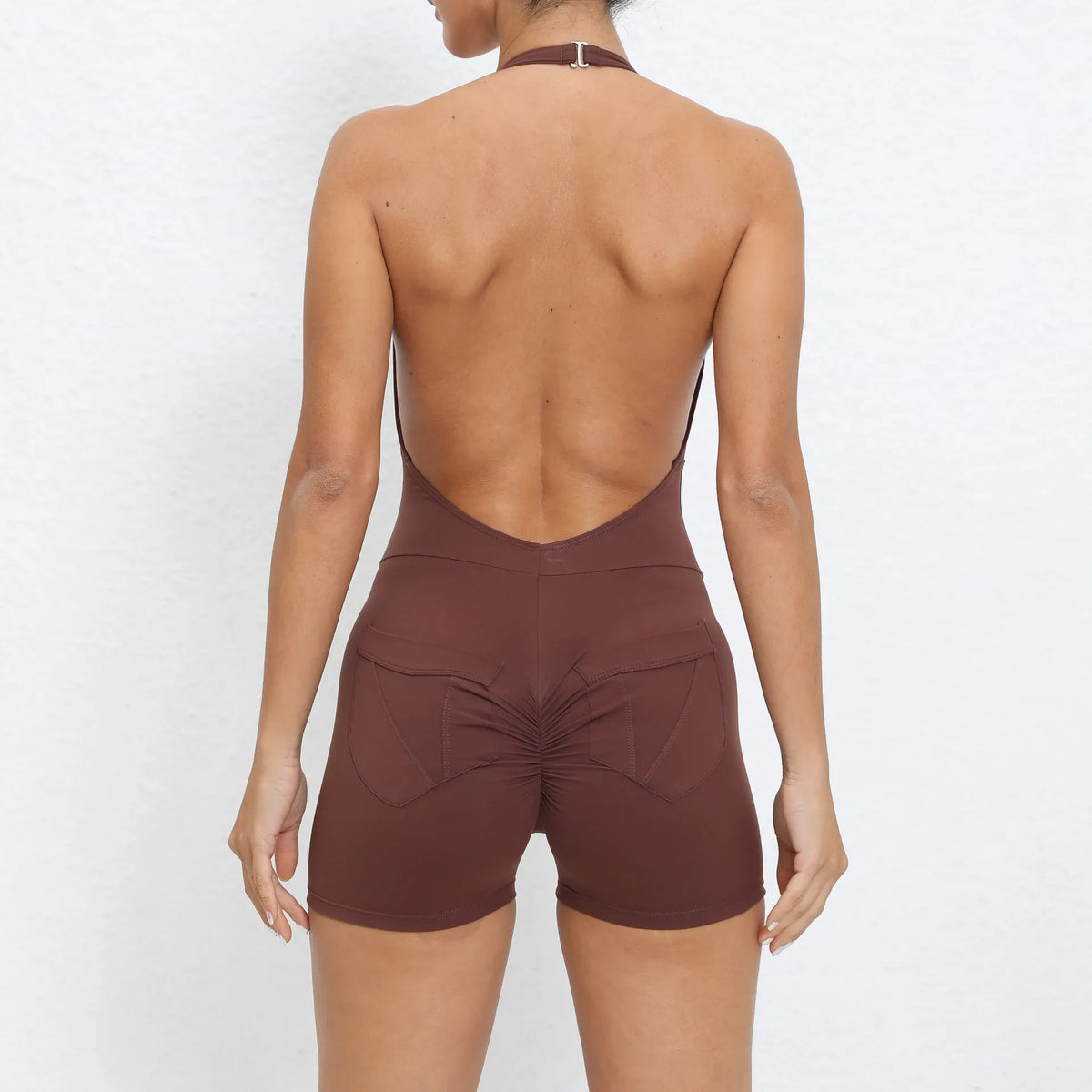 Halter Pocket Romper