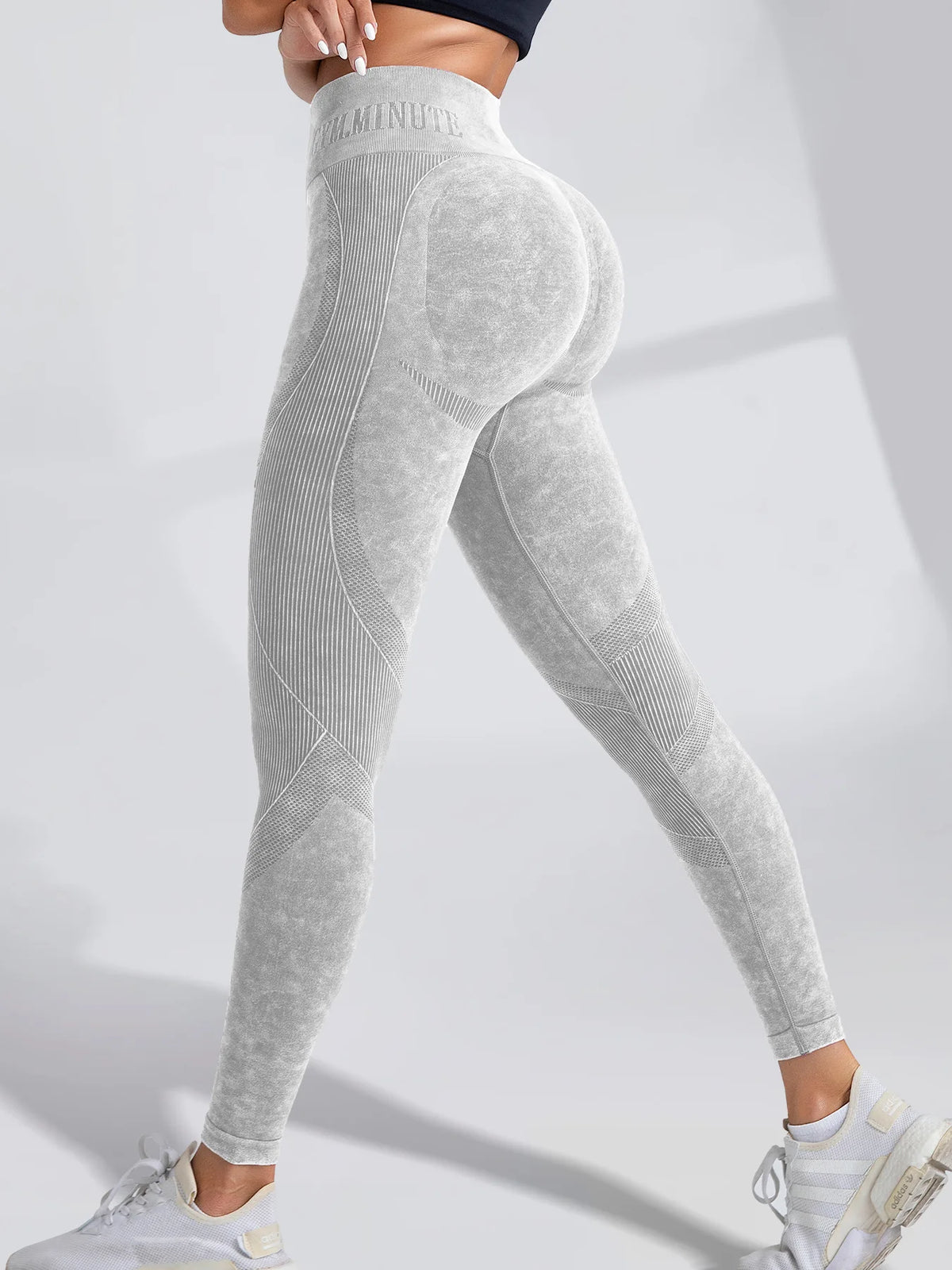 Sand-Washed High-Rise Leggings