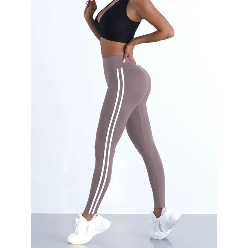 Striped Seamless Lift Leggings