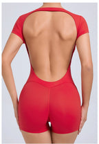 Sporty Jumpsuit Sport Outfit for Woman Sportswear Padding Sports Overalls 2025 Gym Set Women Suit for Fitness Yoga Clothes