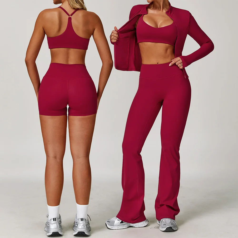 Long Sleeve Crop & Leggings Set