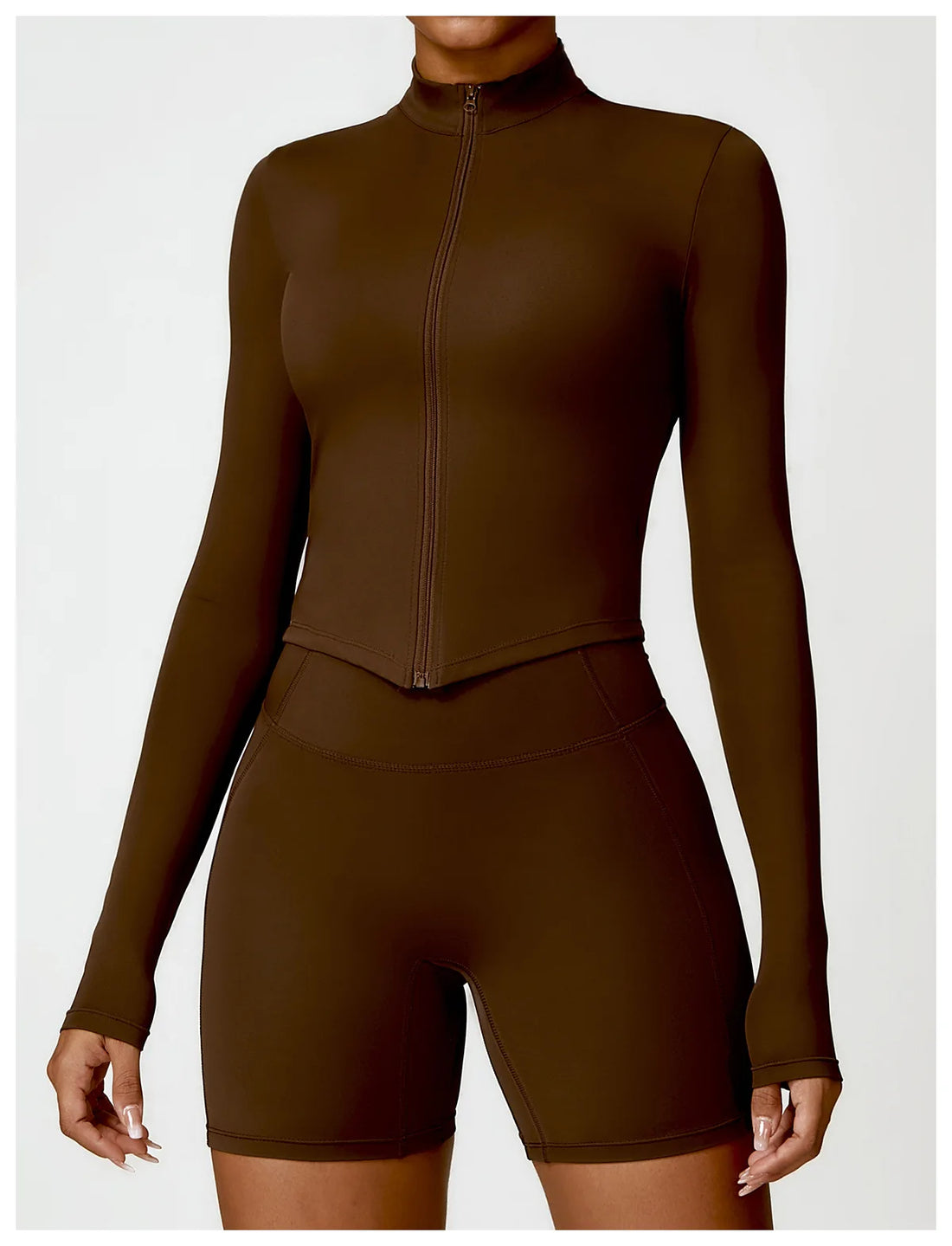 Fitted Zip Training Jacket
