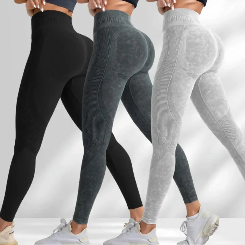Sand-Washed High-Rise Leggings