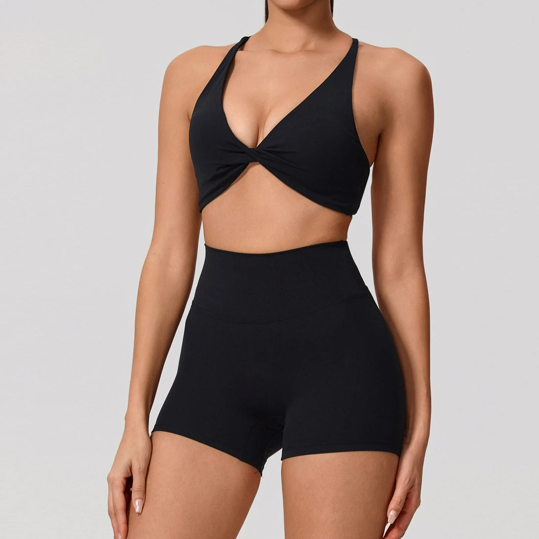 Twist Halter Two-Piece Set