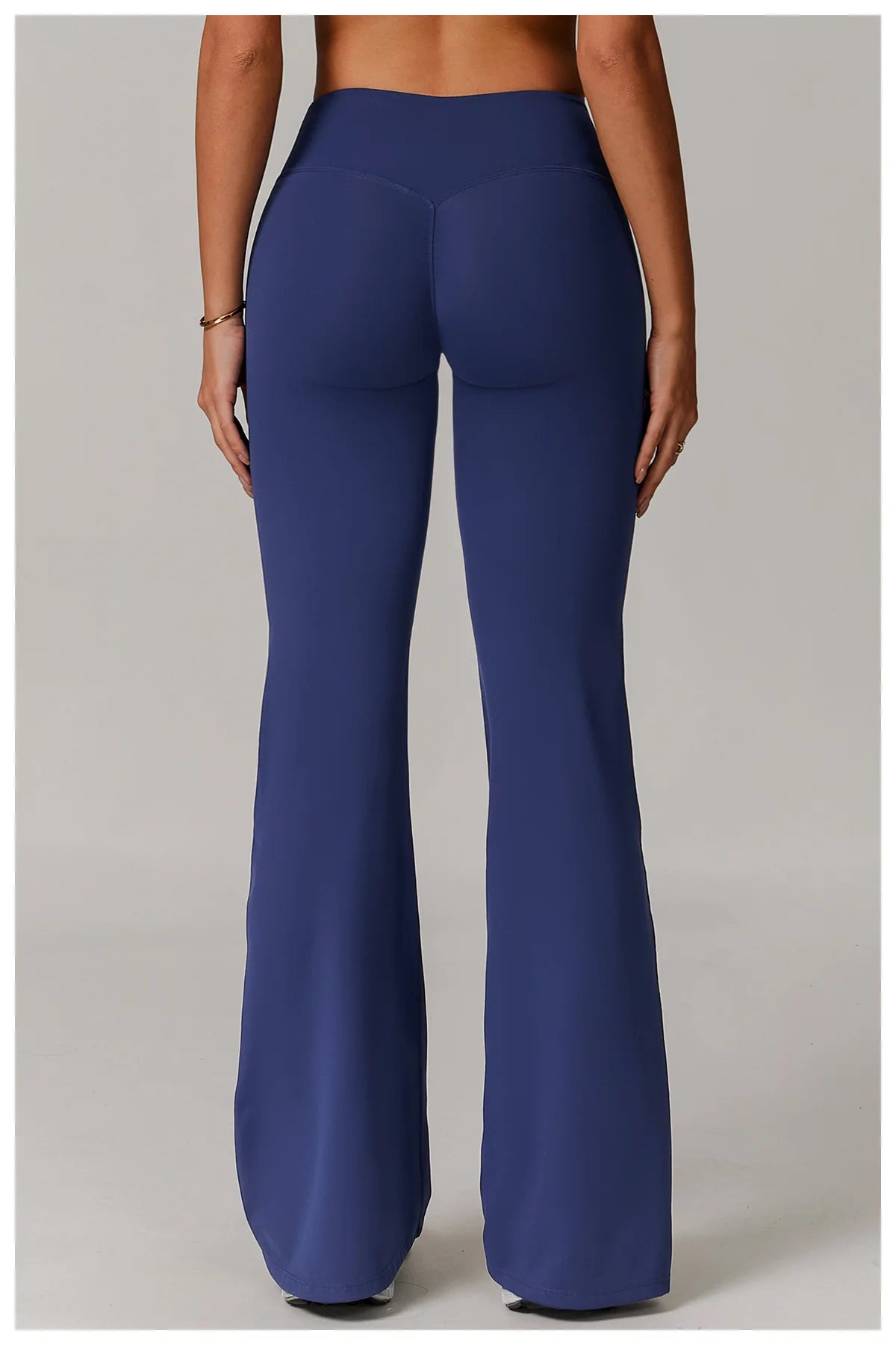 High Waist Wide Leg Pants Leggings Women Tights Fitness Bell-bottoms Yoga Elastic Leggings Push Up Gym Workout Flared Pants