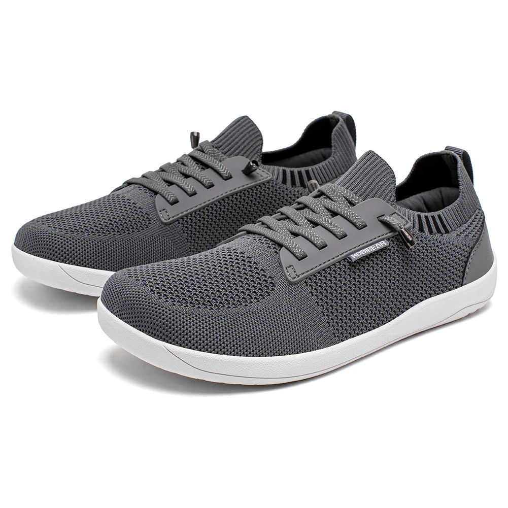 HOBIBEAR Wide Toe Barefoot Shoes Mens Womens Slip-On Minimalist Walking Sneakers Shoes | Zero Drop Sole | Breathable Mesh