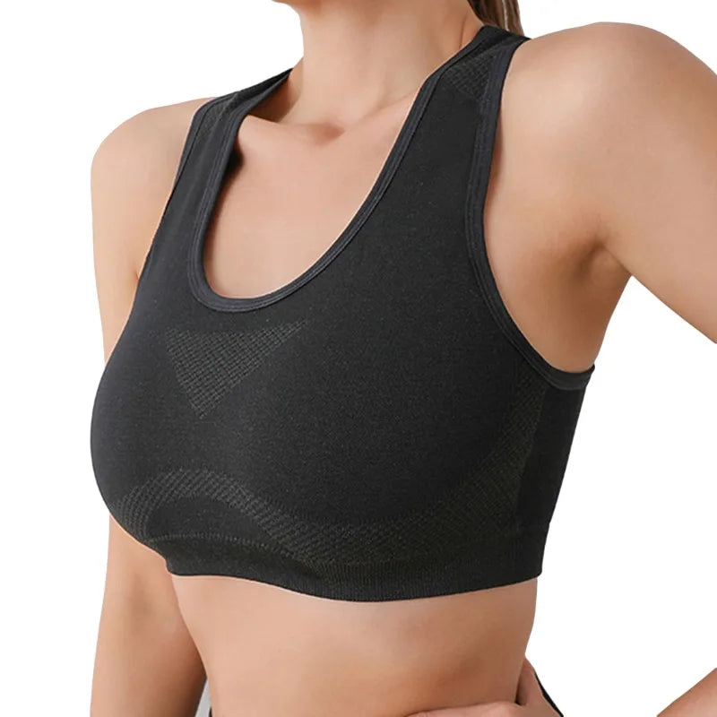 Seamless High-Impact Quick-Dry Sports Bra