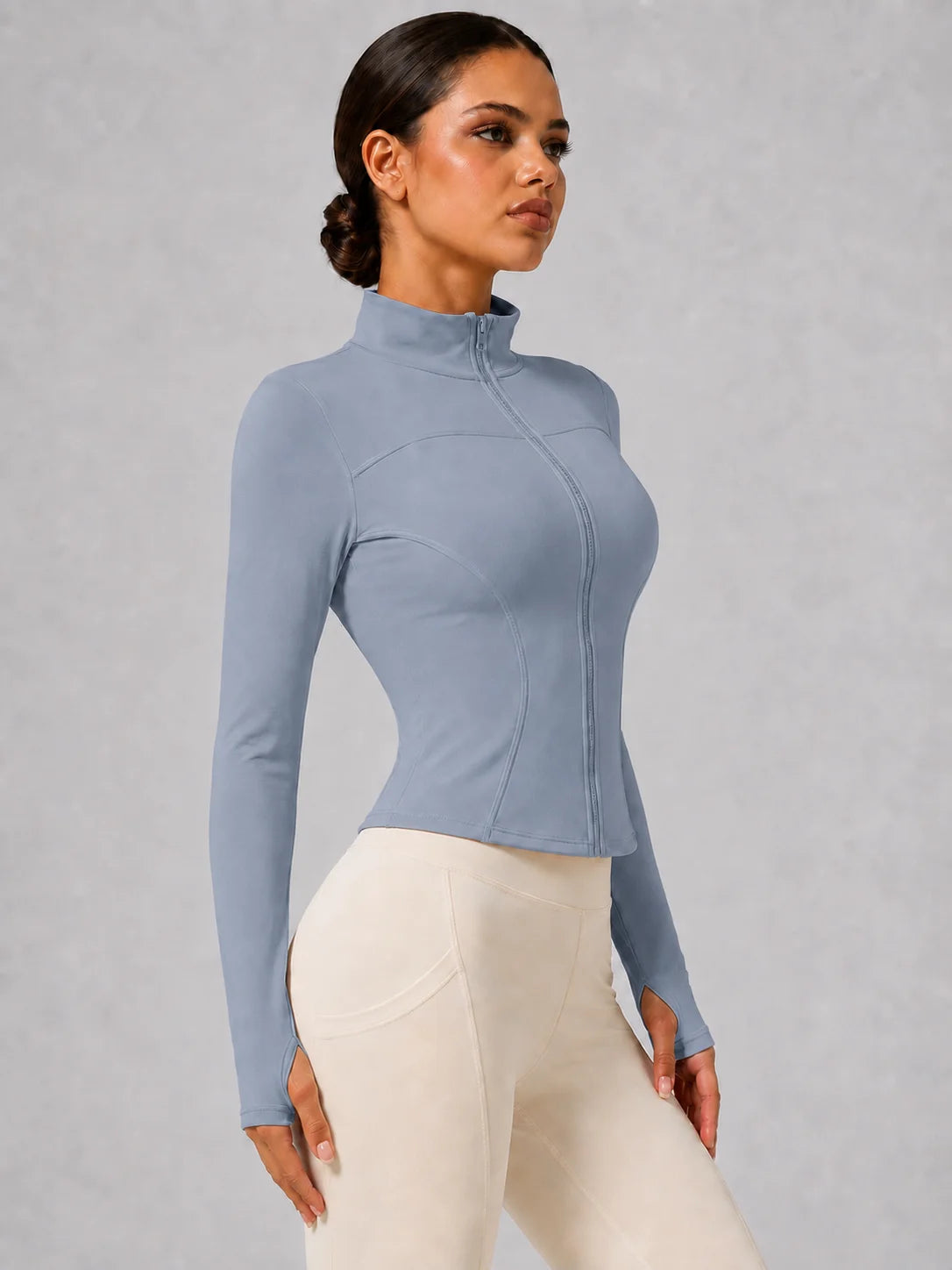 Full-Zip Thumbhole Jacket