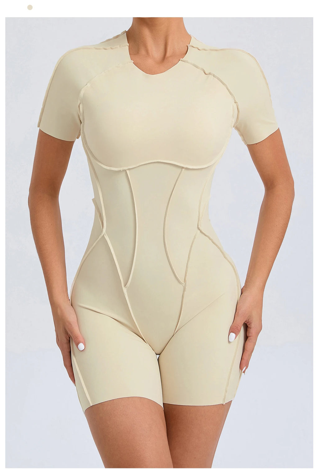 Short Jumpsuit Gym Clothes For Women Sportswear Fitness Overalls Backless Scrunch Booty Yoga Suit Sports Set Outfit