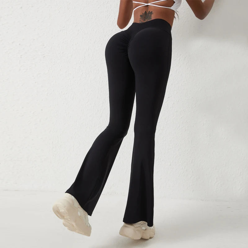 High-Rise Bell Flare Leggings