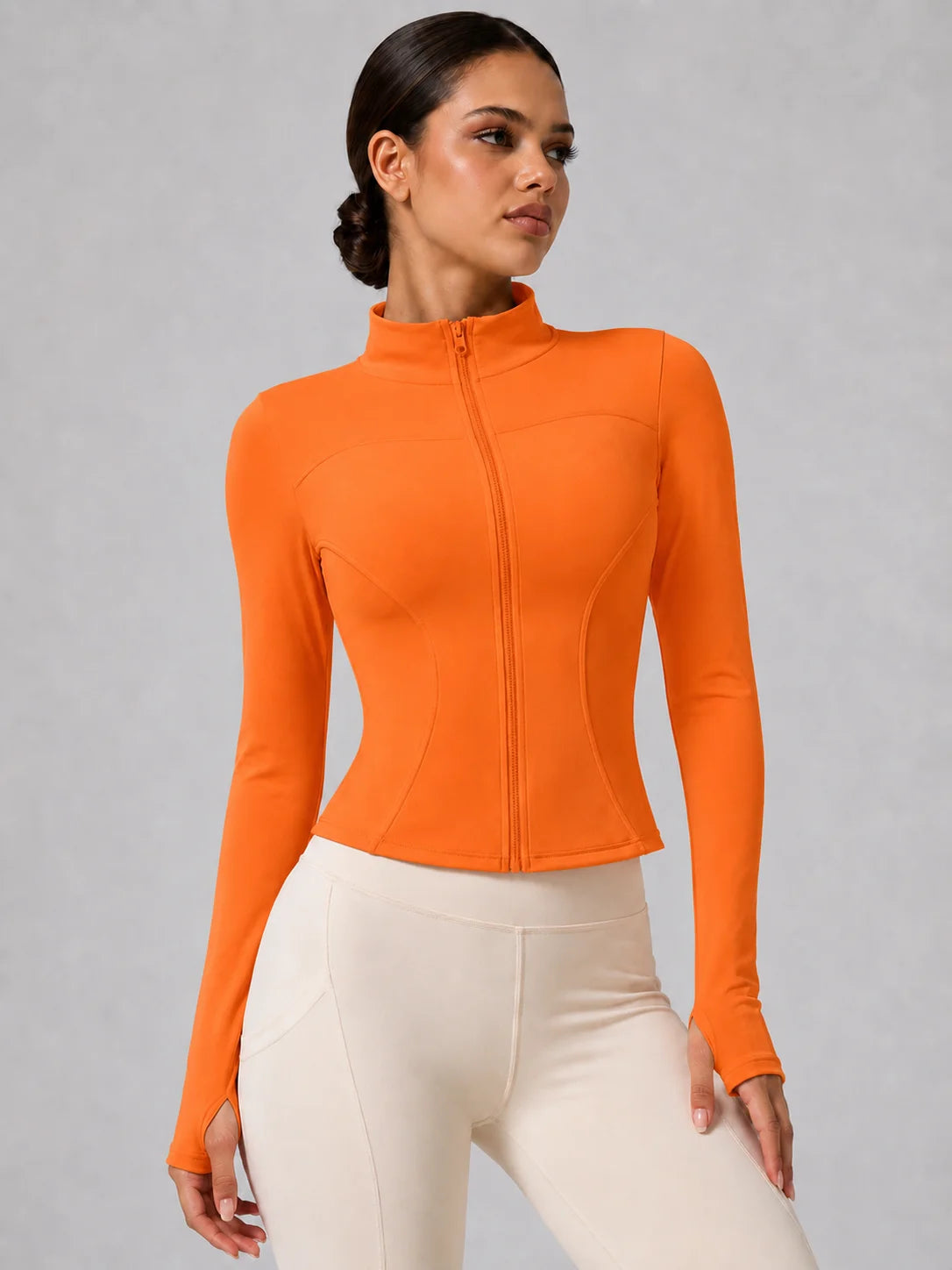 Full-Zip Thumbhole Jacket