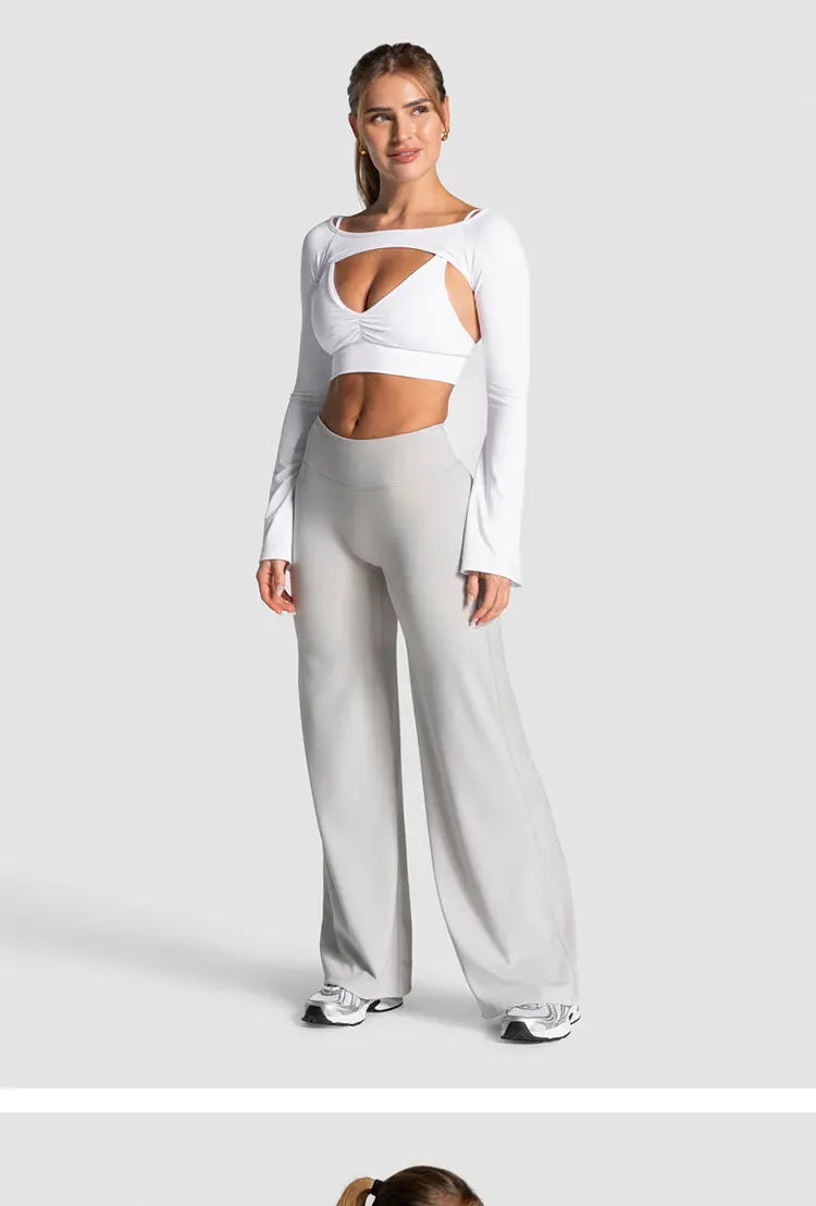 Scrunch Wide-Leg Pants