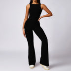 Elegant Women's Yoga Jumpsuit - All-in-One Fitness Wear