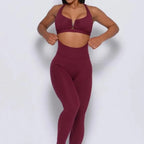 Women's V Back Yoga Fitness Set