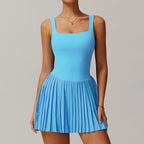 Women's Sport One Piece Yoga Skirt with Pocket
