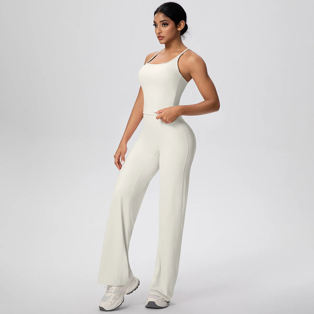 Racerback Wide Leg Jumpsuit