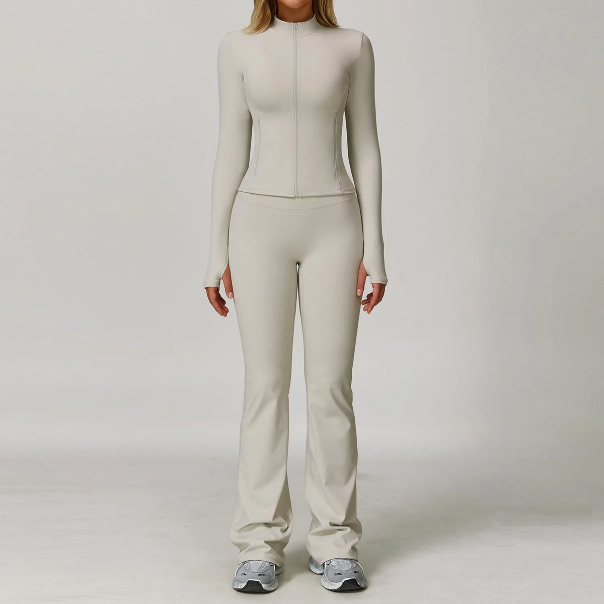 Long Sleeve Crop & Leggings Set