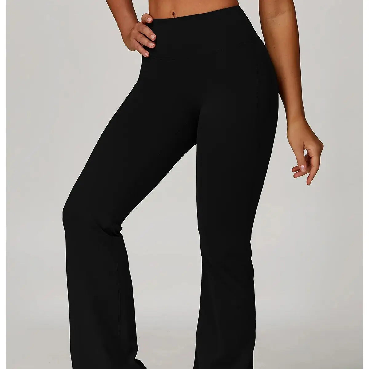 High Waist Flare Leggings - Hip Lifting Yoga Pants