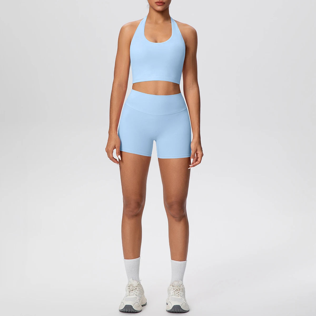 Halter Bra & Lift Shorts Set