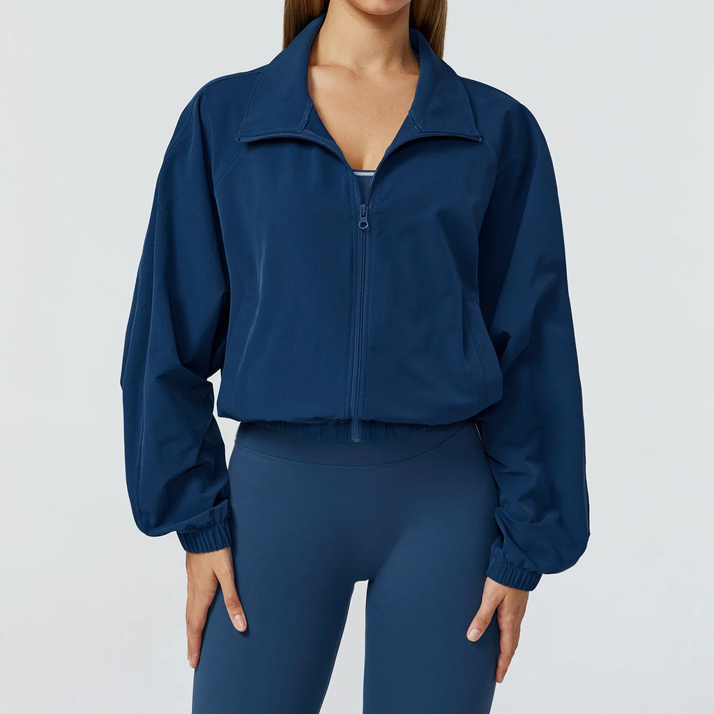 Women's Quick Dry Windproof Sport Jacket - Yoga & Running Essential