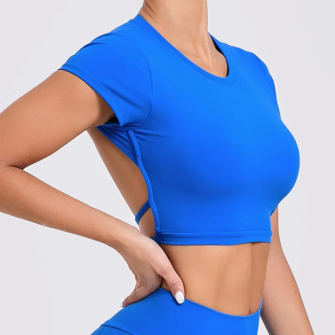 Open Back Seamless Tee
